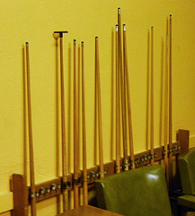 Different sizes of cues